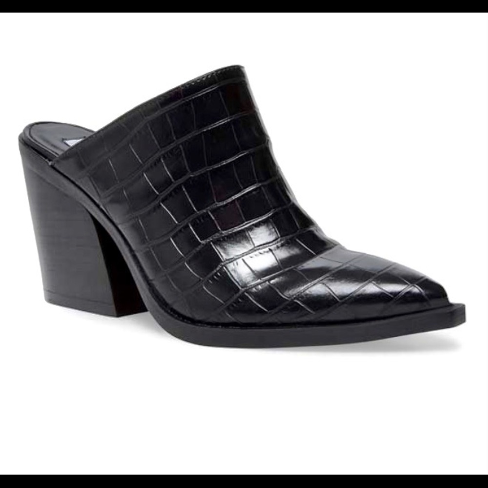 Nib-Steve Madden Crock-Embossed Mule - image 3